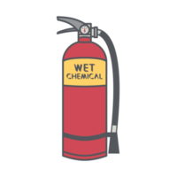 herramienta de equipo de seguridad de supresión de extintor de incendios png