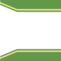 twibbon verde e giallo telaio di base forma png
