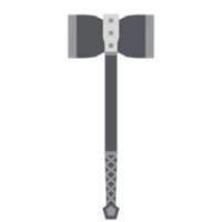 war hammer battle viking double side warrior weapon png