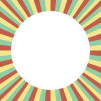 aesthetic colorfull frame center hole png