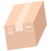 cardboard packaging box with fragile symbol boxing day png