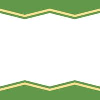 forme de base du cadre vert et jaune twibbon png