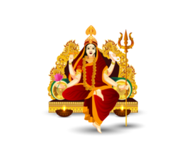 cartão comemorativo da celebração do feliz navratri do festival indiano png