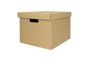 caja de fondo aislado png