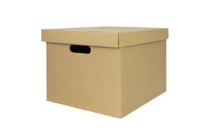 caja de fondo aislado png