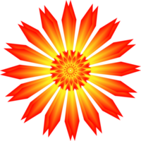 ilustração de design gráfico de fundo decorativo de pétala de flor vermelha linda png