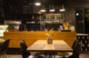 blur coffee shop photo