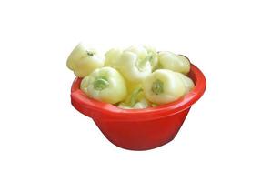 vegetables in plastic bowls, Belgrade, Serbia, 15.9.2022 photo