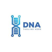 Dna logo design for business company vector