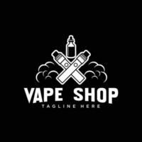 Vape logo design for vape shop vector