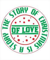 Christmas tshirt design vector