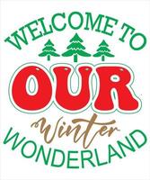 Christmas tshirt design vector