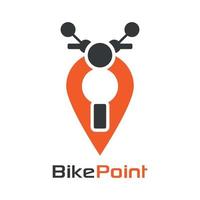 Bike Space logo, location creative map, modern, vector, illustration, romanArts49 vector