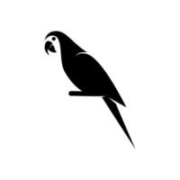 simple parrot logo vector