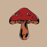 mashroom vector illustration made especially for advertising branding use and much more