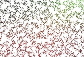 Light Green, Red vector cover with spots.