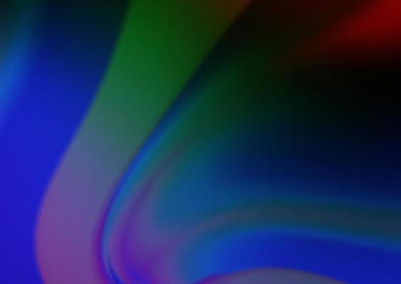 Dark Multicolor, Rainbow vector abstract blurred template.