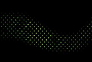 textura de vector verde oscuro con naipes.