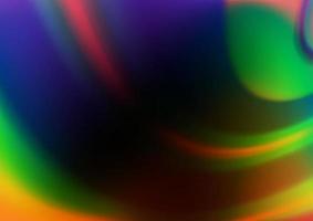 Dark Multicolor, Rainbow vector glossy abstract template.