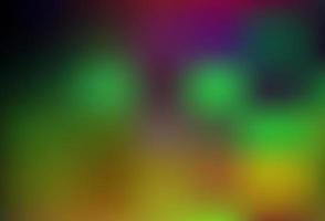 Dark Multicolor, Rainbow vector blurred and colored background.