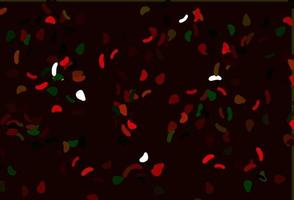 Light Green, Red vector template with memphis shapes.