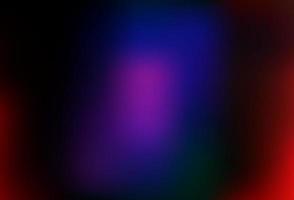 Dark Multicolor, Rainbow vector blurred and colored background.