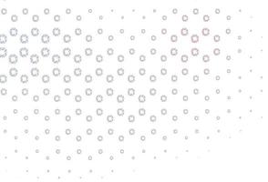 Light blue, red vector pattern with spheres.