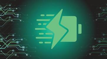 battery power charging icon shape. The battery starts recharging. the electric energy supply. status battery load isolated vector