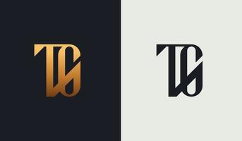 Initial TG GT T G Monogram Logo Template. Initial Based Letter Icon Logo vector