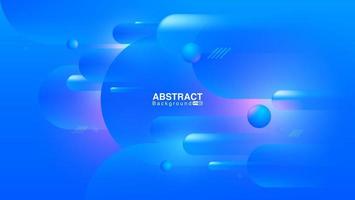 Blue Circle Abstract Background. Landing Page Background. Vector EPS 10