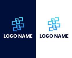 plantilla de diseño de logotipo moderno letra h vector