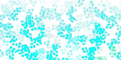 Light blue, green vector template with abstract forms.