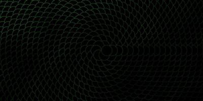 Dark Green vector texture with circles.