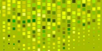 Light Green, Yellow vector backdrop with rectangles.