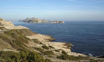 Coastal landscape outside of Marseille, France photo
