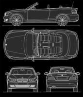 2008 bmw serie 1 e88 cabriolet planos