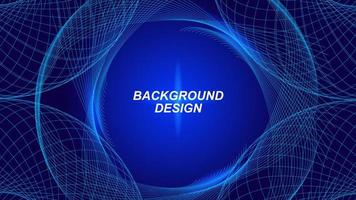 Modern dark blue background with technology abstract lines vector