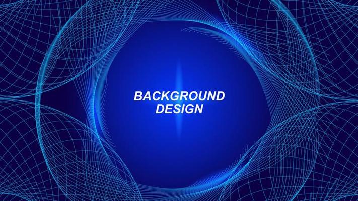 Modern dark blue background with technology abstract lines