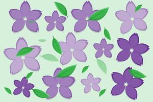 beautiful nature or flower background vector