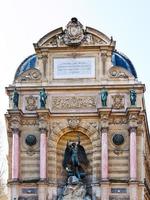 Fountain Saint Michel in Paris photo