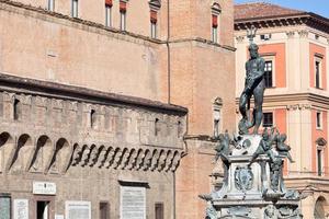 Fountain of Neptune on Piazza del Nettuno in Bologna photo