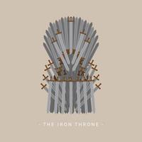 The Iron Throne Design vector