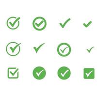 check list button icon vector design