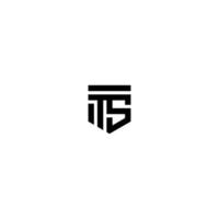 Initial TS logo concept vector. Creative Icon Symbol Pro Vector