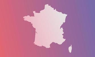 France background with red and purple gradient vector