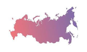 Russia background with color gradient vector