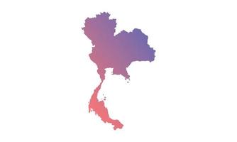 fondo de tailandia con degradado de color vector