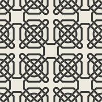 Seamless Pattern with Celtic Knot Ornament vector