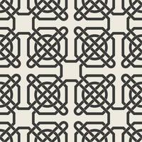 Seamless Pattern with Celtic Knot Ornament vector