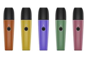 electronic cigarette device smoke vaporizer vector illustration isolated on white background